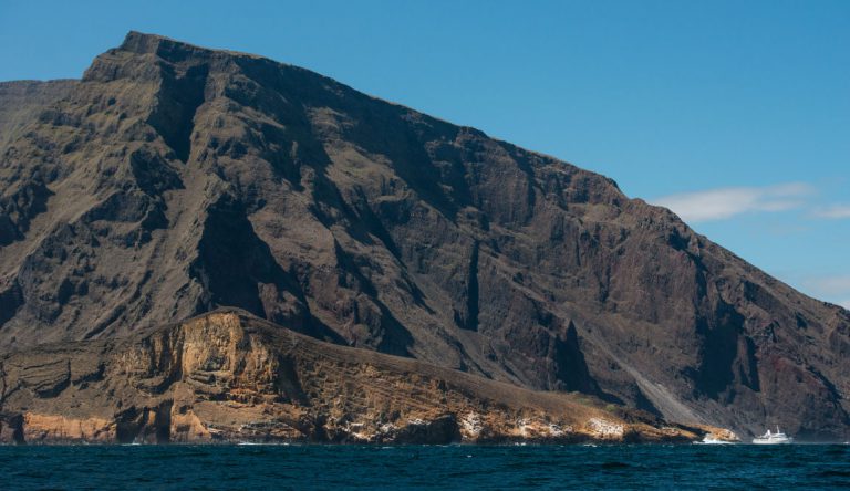 Mountain at Punta Vicente Roca, Galapagos Islands