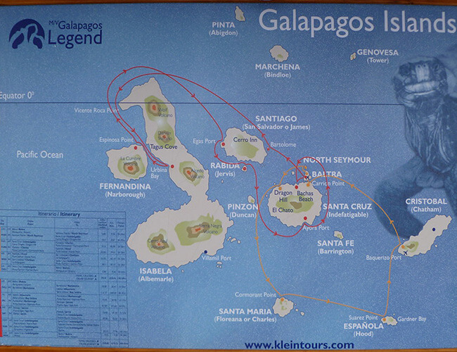 The galapagos islands belonged before to the same country as now go galapagos kleintours ecuador map